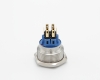Кнопка металлическая ONPOW GQ28-22D/R/220V/S/IP67 контакты