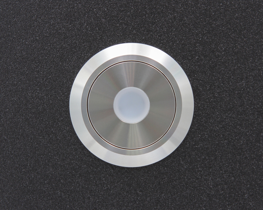 Кнопка металлическая ONPOW GQ28-22D/R/24V/S в корпусе