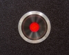 Кнопка металлическая ONPOW GQ28-22ZD/R/220V/S с подсветкой