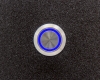 Кнопка металлическая ONPOW LAS1-AGQ-11E/B/24V/S с подсветкой