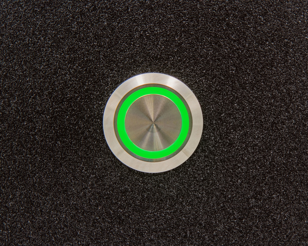 Кнопка металлическая ONPOW LAS1-AGQ-11E/G/24V/S с подсветкой