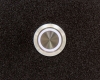 Кнопка металлическая ONPOW LAS1-AGQ-11E/W/24V/S с подсветкой