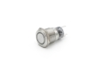 Кнопка металлическая ONPOW LAS1-AGQ-11E/W/24V/S изометрия