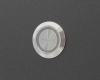 Кнопка металлическая ONPOW LAS1-AGQ-11ZE/B/24V/S профиль