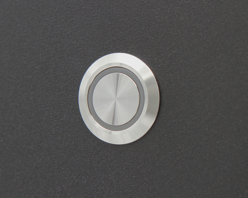 Кнопка металлическая ONPOW LAS1-AGQ-11ZE/G/24V/S профиль