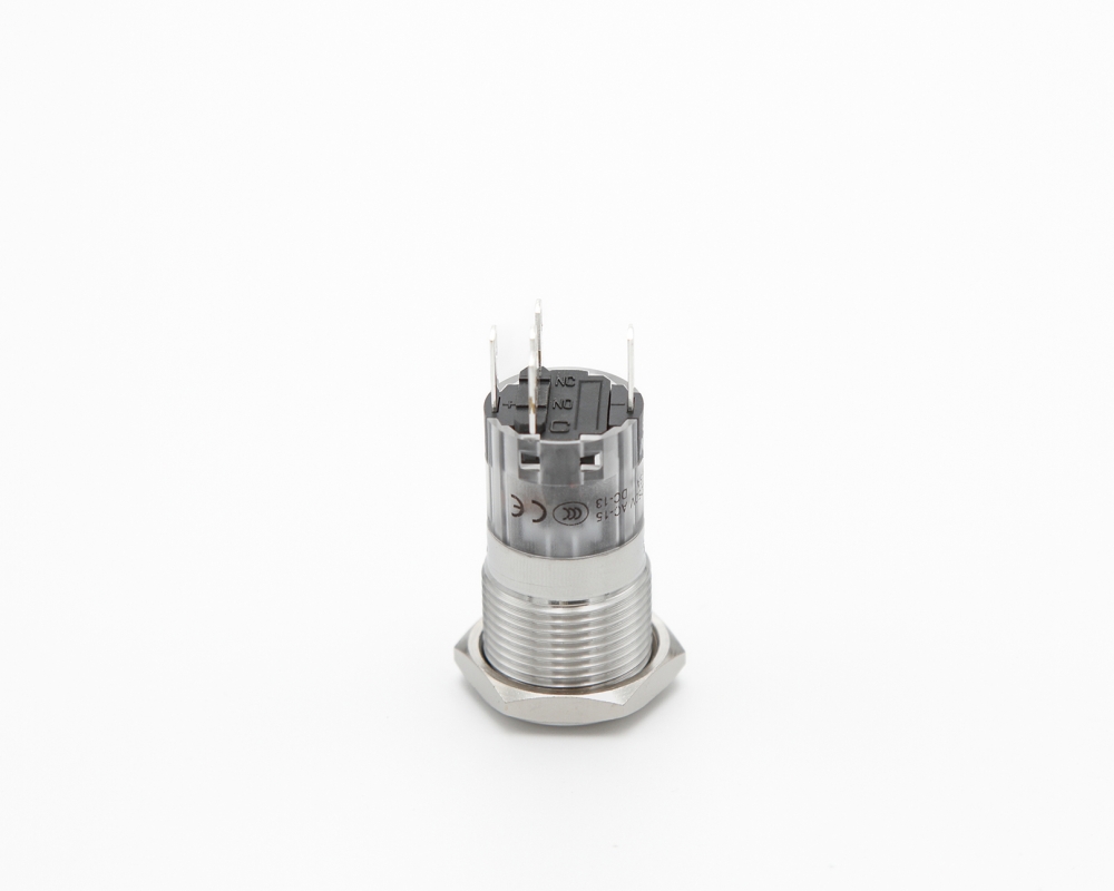 Кнопка металлическая ONPOW LAS1-AGQ16-11D/B/24V/S/P контакты