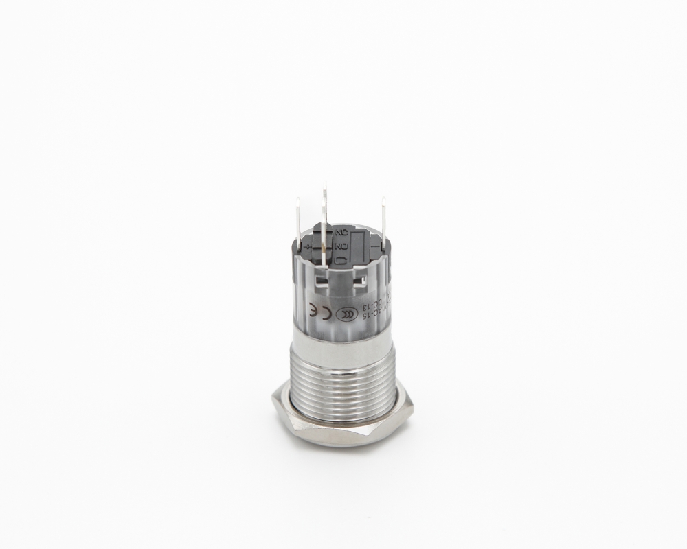 Кнопка металлическая ONPOW LAS1-AGQ16-11D/G/24V/S/P контакты
