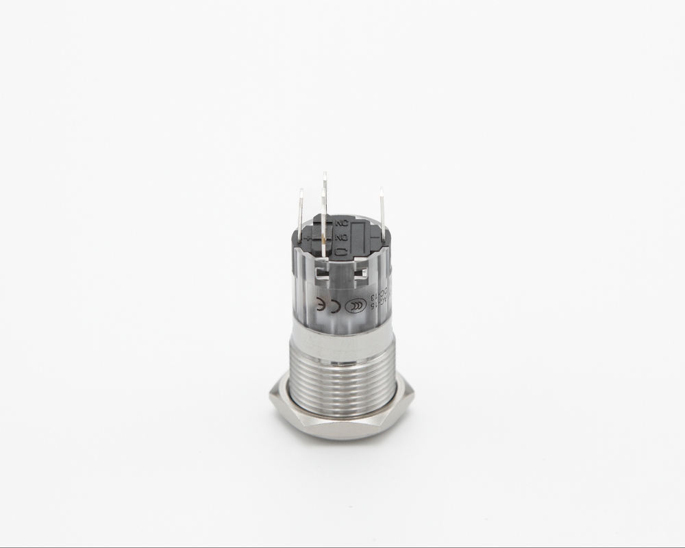 Кнопка металлическая ONPOW LAS1-AGQ16-11E/G/24V/S/P контакты