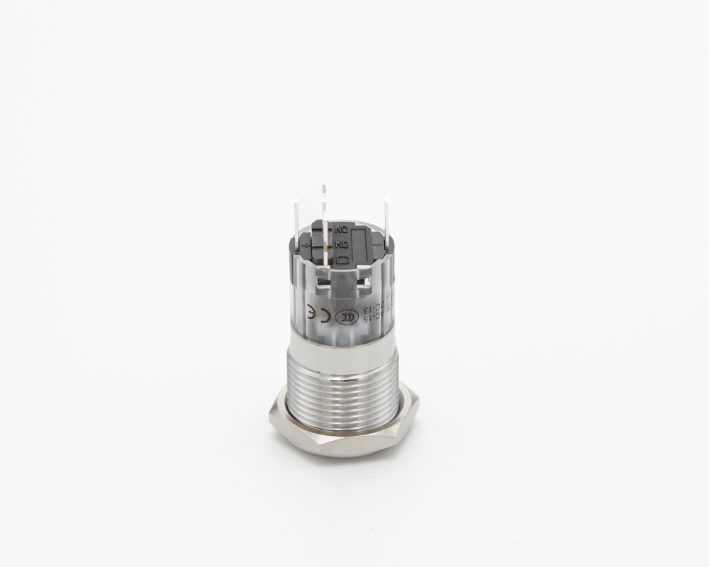 Кнопка металлическая ONPOW LAS1-AGQ16-11E/R/24V/S/P контакты