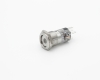 Кнопка металлическая ONPOW LAS1-AGQ16-11ZD/G/24V/S/P в нажатом состоянии