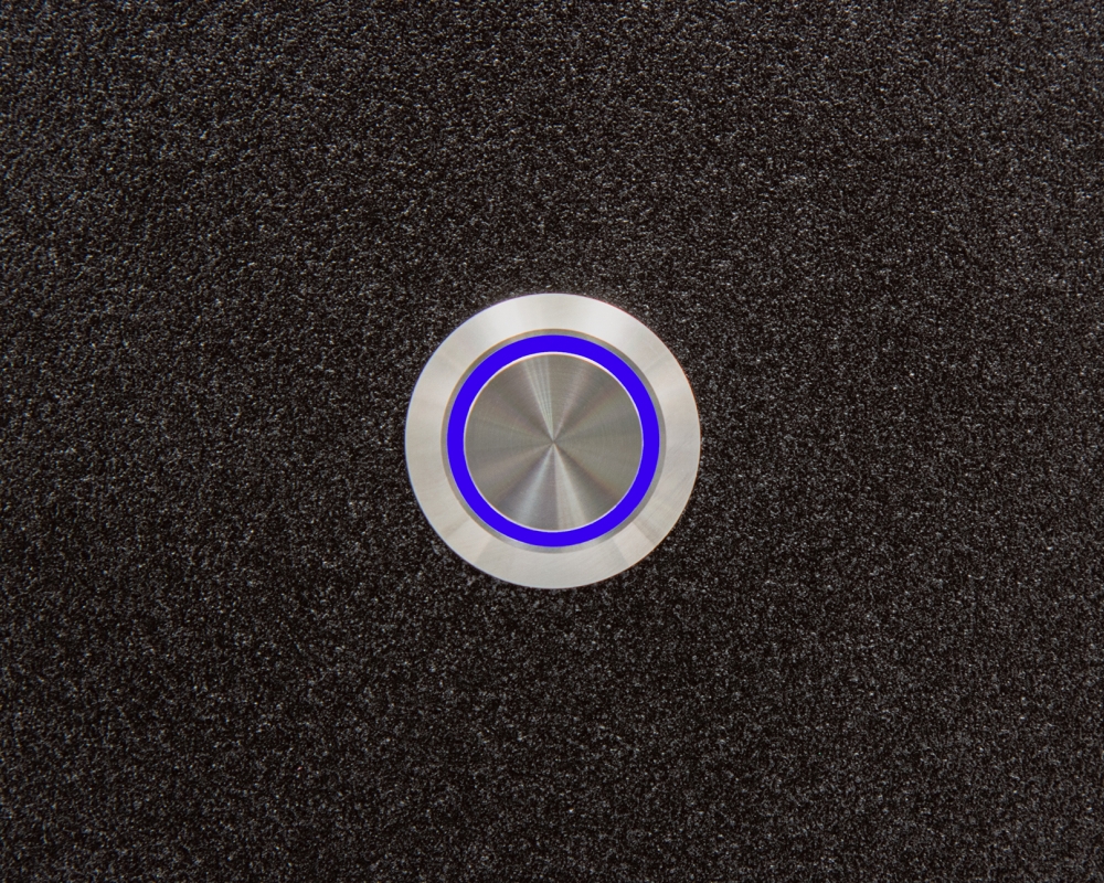 Кнопка металлическая ONPOW LAS1-AGQ16-11ZE/B/24V/S/P с подсветкой