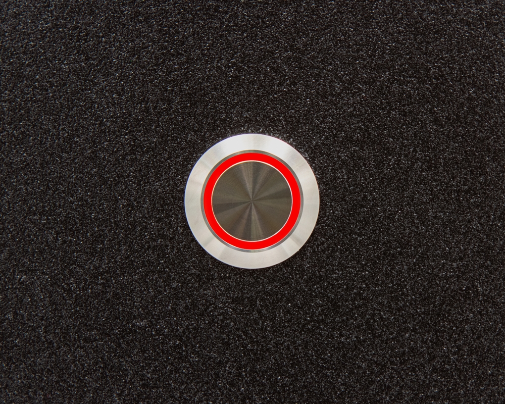 Кнопка металлическая ONPOW LAS1-AGQ16-11ZE/R/24V/S/P с подсветкой