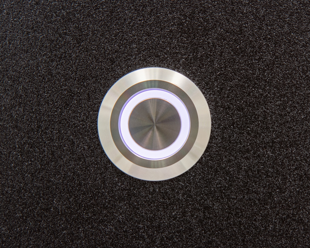 Кнопка металлическая ONPOW LAS1-AGQ22-22E/W/6V/S с подсветкой