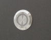 Кнопка металлическая ONPOW LAS1-AGQ22-22E/W/6V/S профиль