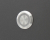 Кнопка металлическая ONPOW LAS1GQ-11E/W/24V/S профиль