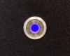Кнопка металлическая ONPOW LAS1GQ-11ZD/B/24V/S с подсветкой
