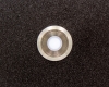 Кнопка металлическая ONPOW LAS1GQ-11ZD/W/24V/S с подсветкой