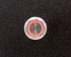 Кнопка металлическая ONPOW LAS1GQ-11ZE/R/24V/S с подсветкой