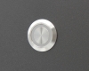 Кнопка металлическая ONPOW LAS1GQ-11ZE/Y/24V/S профиль