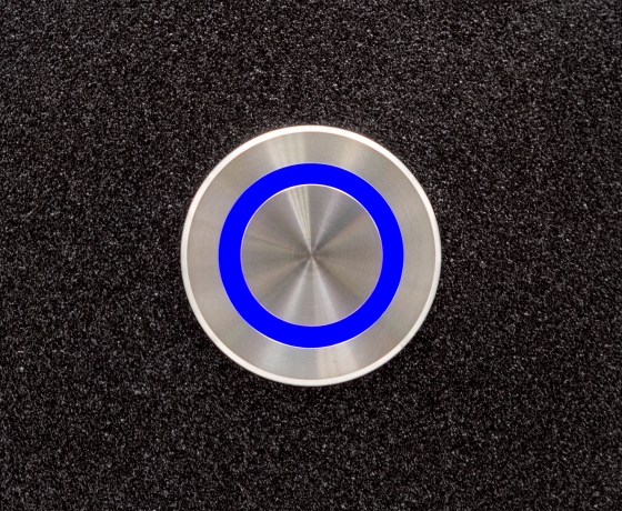 Кнопка антивандальная металлическая ONPOW GQ25PF-11E/B/24V/S основное фото