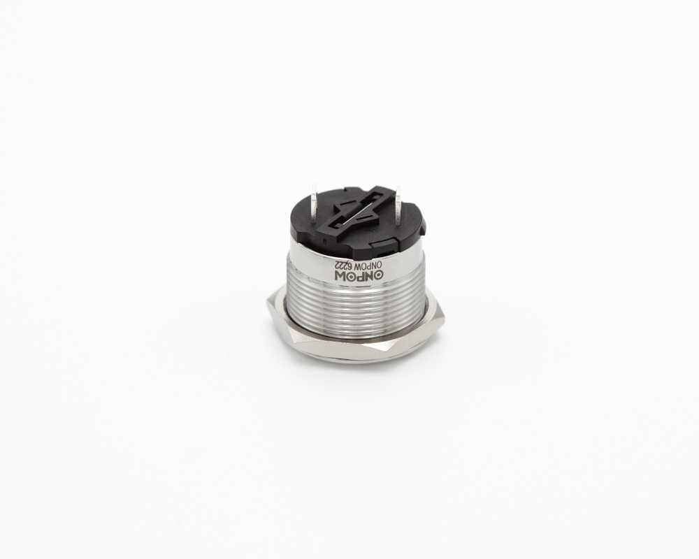 Кнопка металлическая ONPOW6222F-10Z/J/S контакты