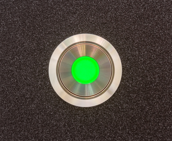 Кнопка антивандальная металлическая ONPOW GQ22-11D/G/24V/S основное фото