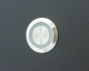 Антивандальная металлическая кнопка ONPOW GQ22-11E/41RGB/12V/S профиль