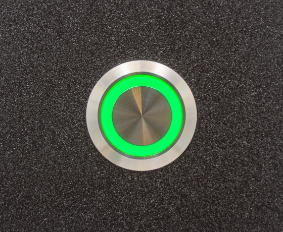 Кнопка антивандальная металлическая ONPOW GQ22-11E/G/24V/S основное фото