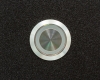 Антивандальная металлическая кнопка ONPOW GQ22-11E/R/24V/S в корпусе