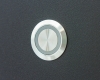 Антивандальная металлическая кнопка ONPOW GQ22-11E/R/24V/S профиль