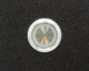 Антивандальная металлическая кнопка ONPOW GQ22-11E/W/24V/S в корпусе