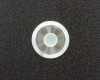 Антивандальная металлическая кнопка ONPOW GQ22-11ZD/W/24V/S в корпусе
