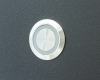 Антивандальная металлическая кнопка ONPOW GQ22-11ZE/O/24V/S профиль