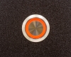 Антивандальная металлическая кнопка ONPOW GQ22-11ZE/R/24V/S с подсветкой