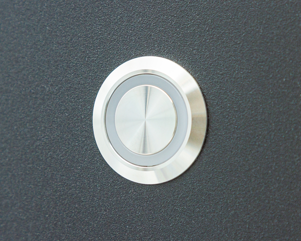 Антивандальная металлическая кнопка ONPOW GQ22-L-11E/J/G/24V/S профиль