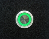 Антивандальная металлическая кнопка ONPOW GQ22-L-11ZE/J/G/24V/S с подсветкой
