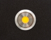 Кнопка металлическая ONPOW GQ25-11ZD/Y/24V/S с подсветкой